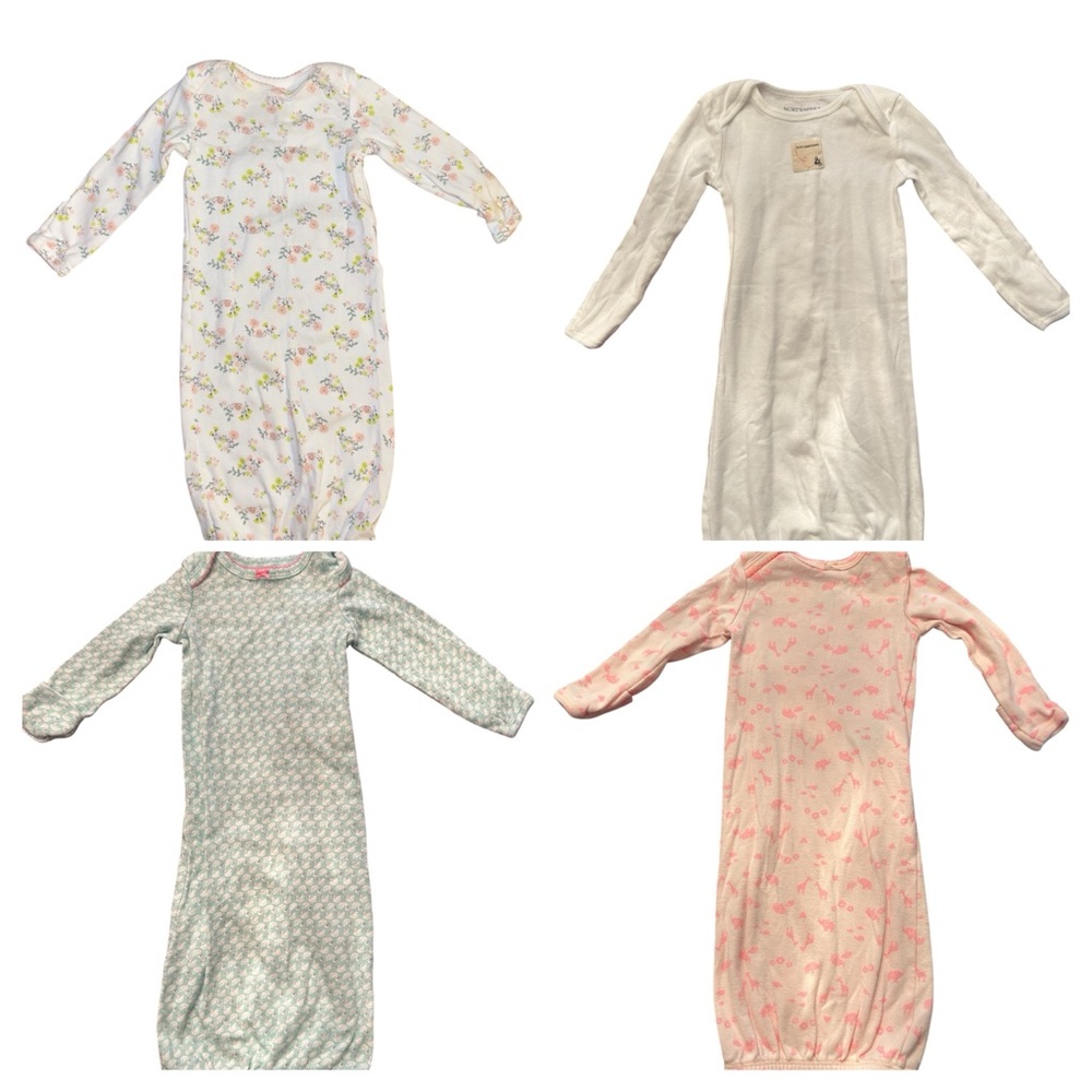 Baby Sleep Gowns Bundle! 4 Gowns for the price of one!